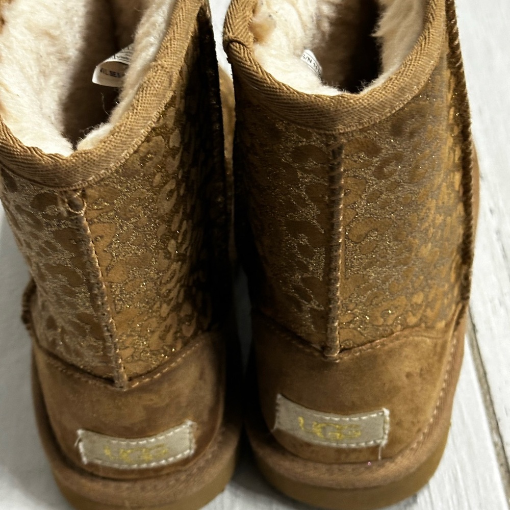 Brown Leopard Print Boots
